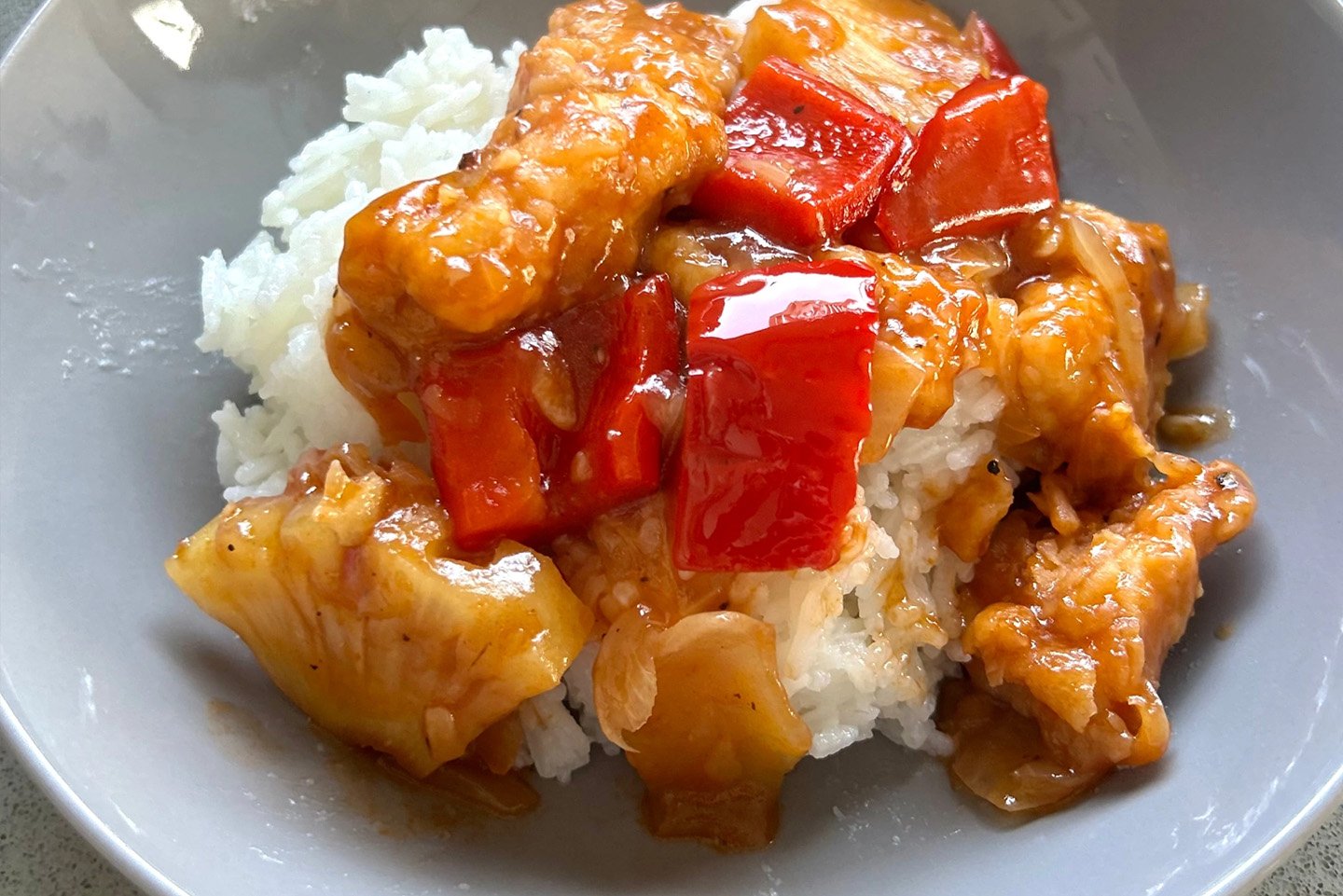 Sweet and Sour Chicken (everything from scratch)